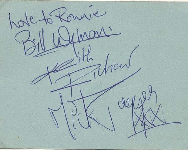 Most Expensive Signatures in History: The Rolling Stones