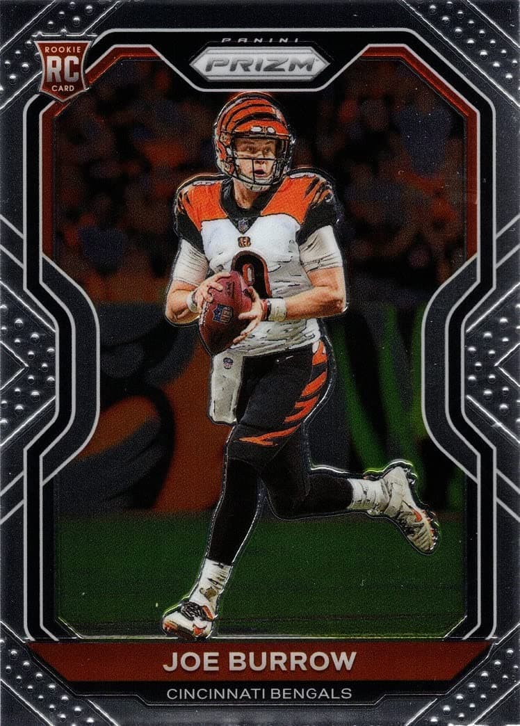prizm; joe burrow rookie card