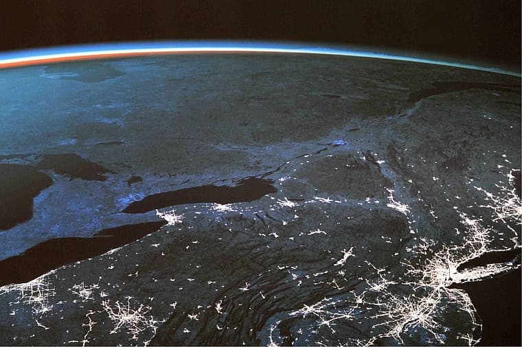 Earth from space.
