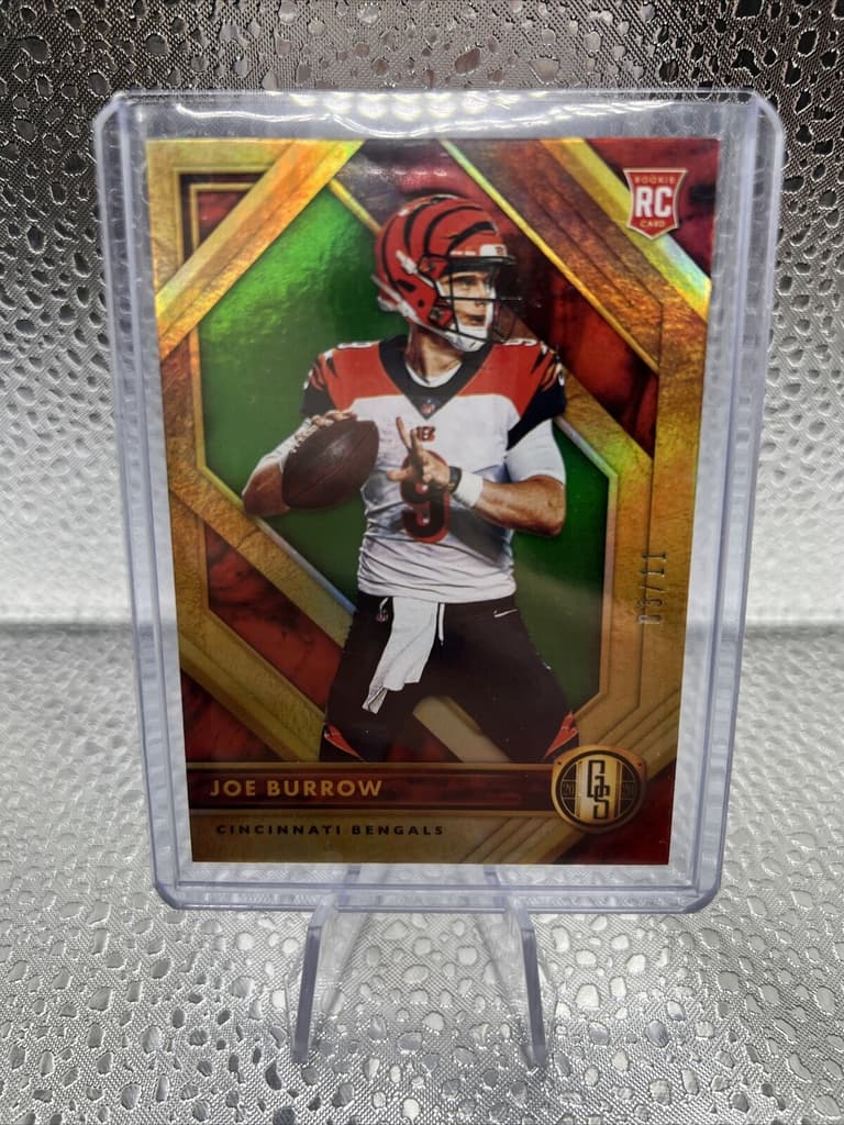 gold standard; joe burrow rookie card