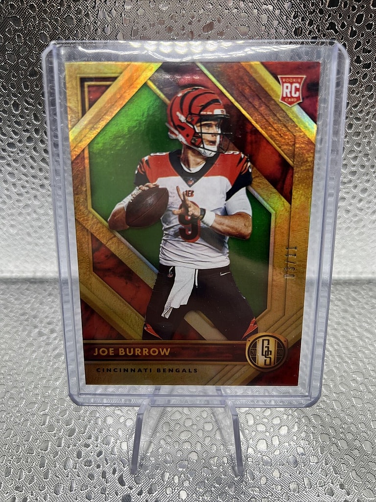 gold standard; joe burrow rookie card