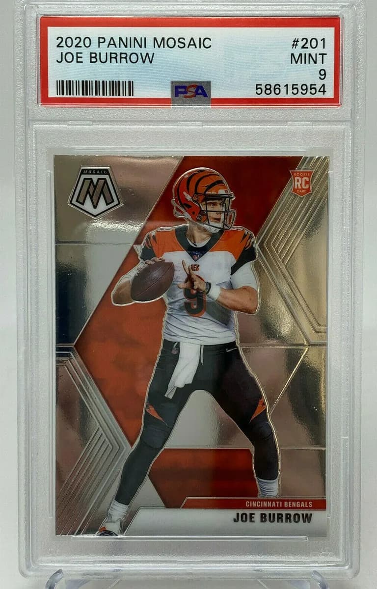 mosaic; joe burrow rookie card