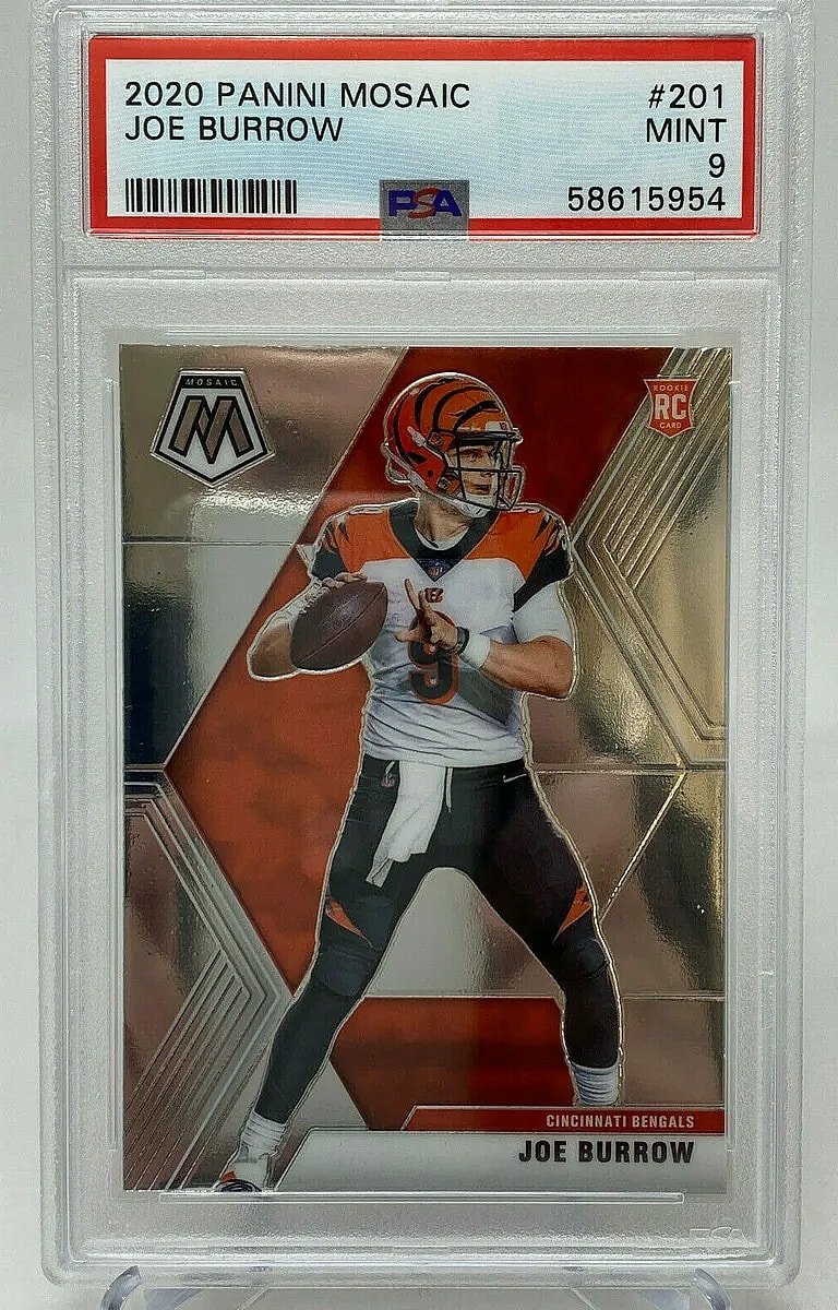 mosaic; joe burrow rookie card