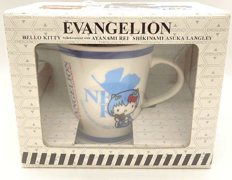 Hello Kitty x Evangelion Ayanami Rei Mug Cup