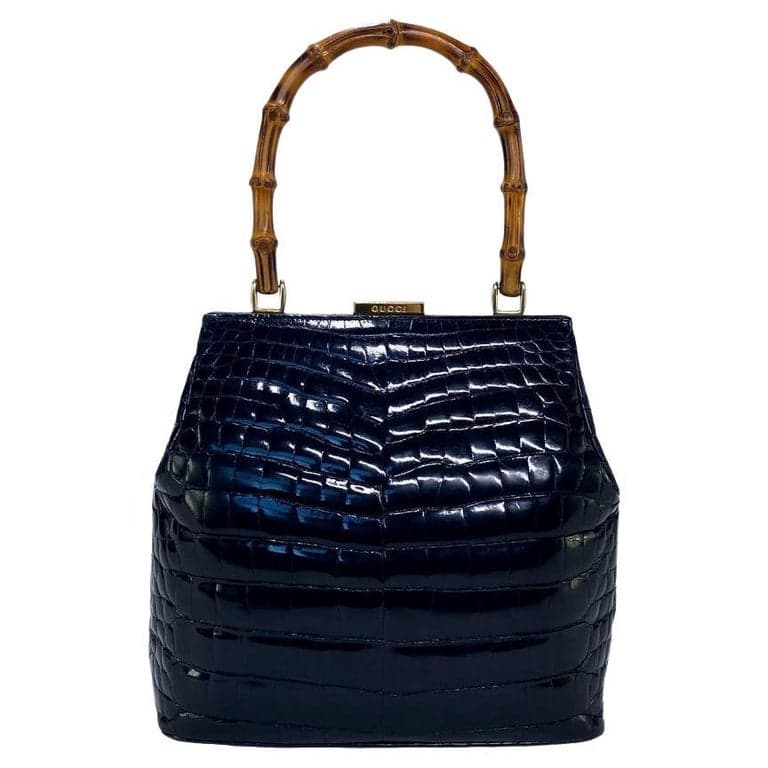1995: Crocodile Bamboo bag