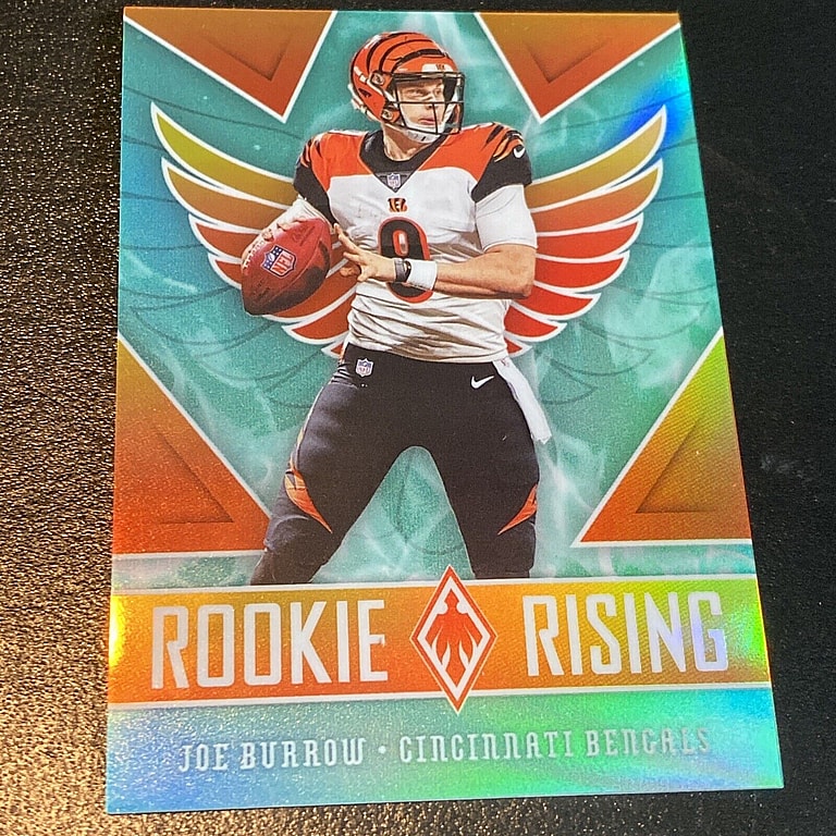 phoenix rising; joe burrow rookie card