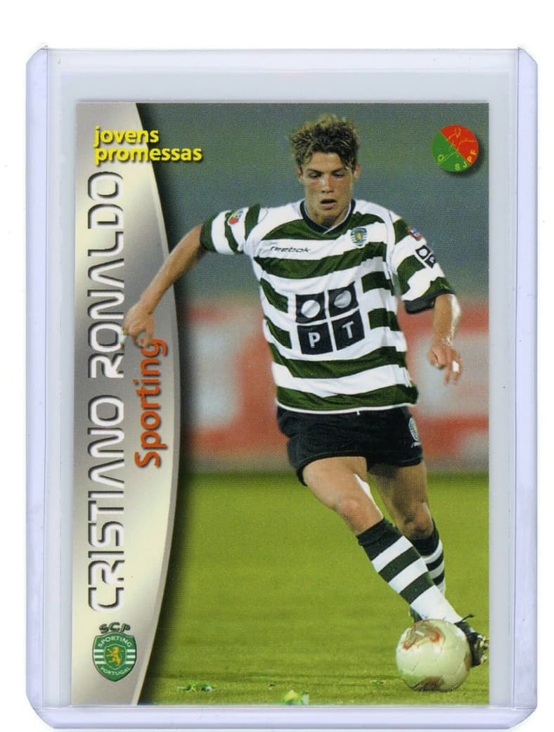 2003 Panini Sports Mega Craques Cristiano Ronaldo Rookie Card #137