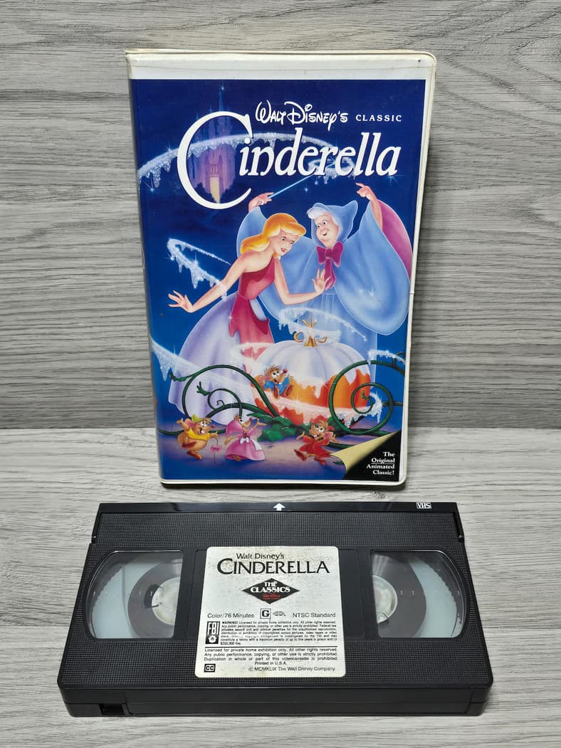 cinderella vhs tape