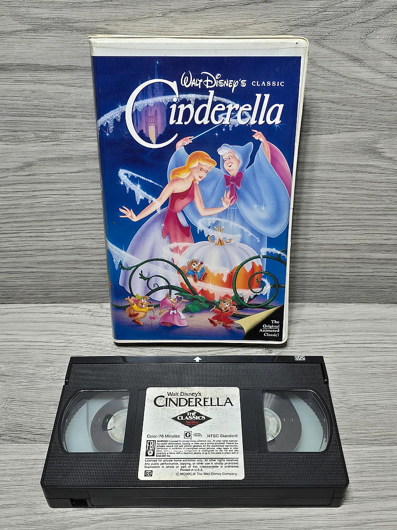 cinderella vhs tape