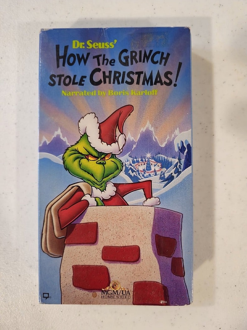 How the Grinch Stole Christmas vhs tape