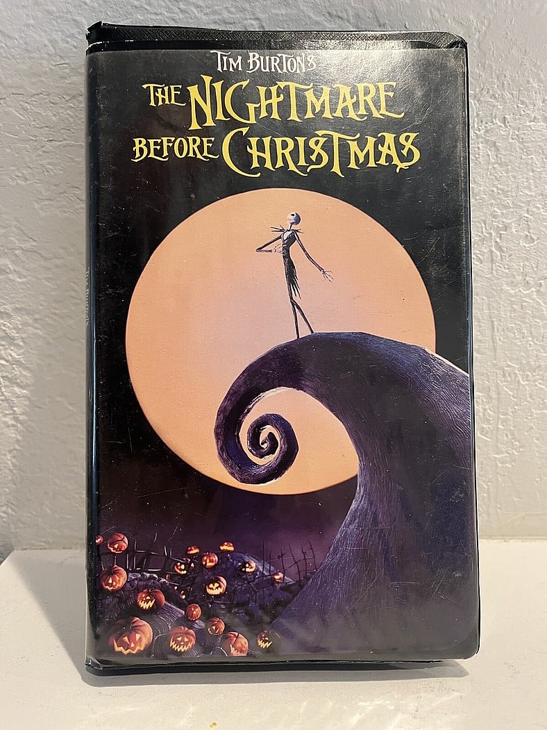The Nightmare Before Christmas vhs tape