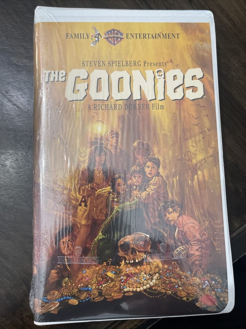 Sealed Goonies vhs tape