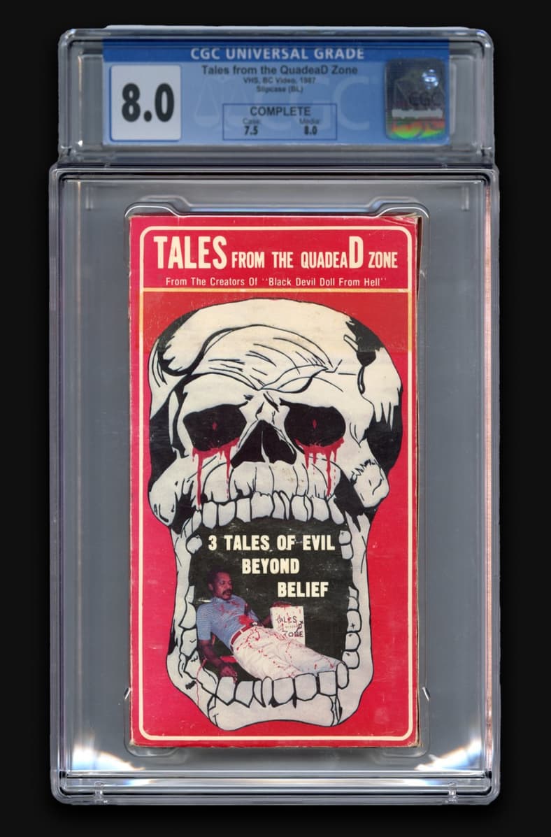 tales from the quadead zone vhs tape