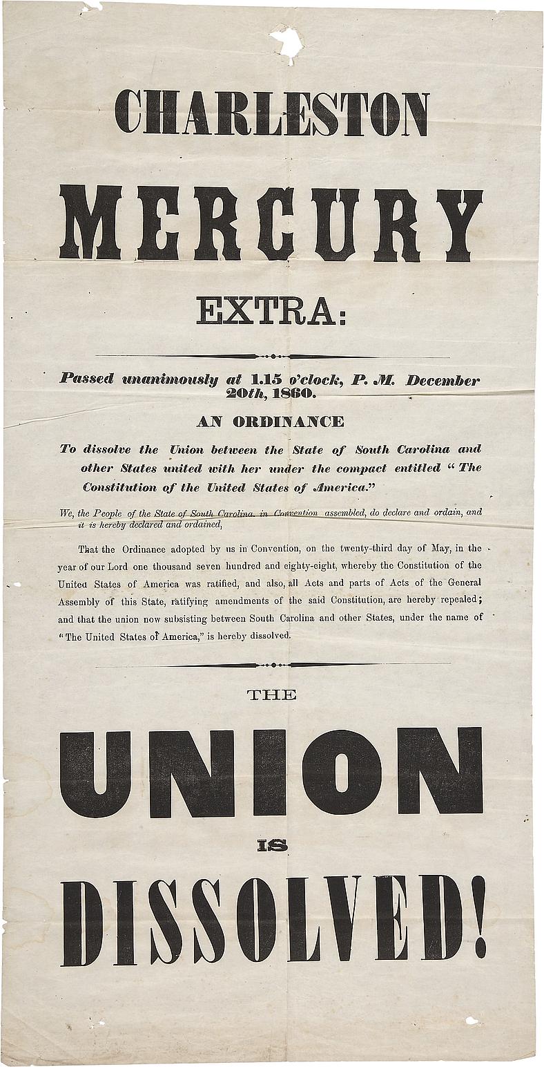 Charleston Mercury - Secession