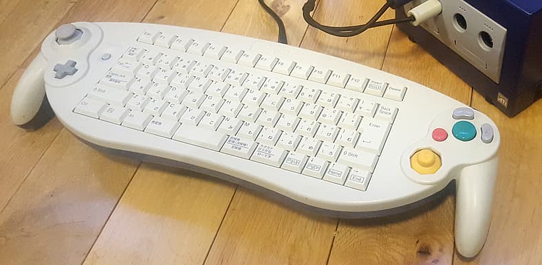 GameCube ASCII Keyboard Controller