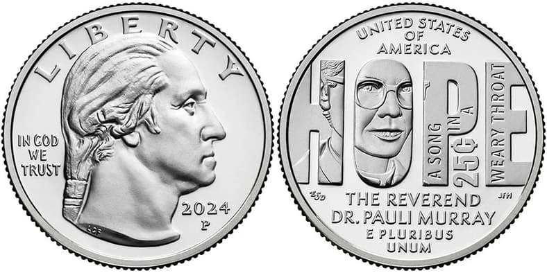rev. dr. pauli murray quarter
