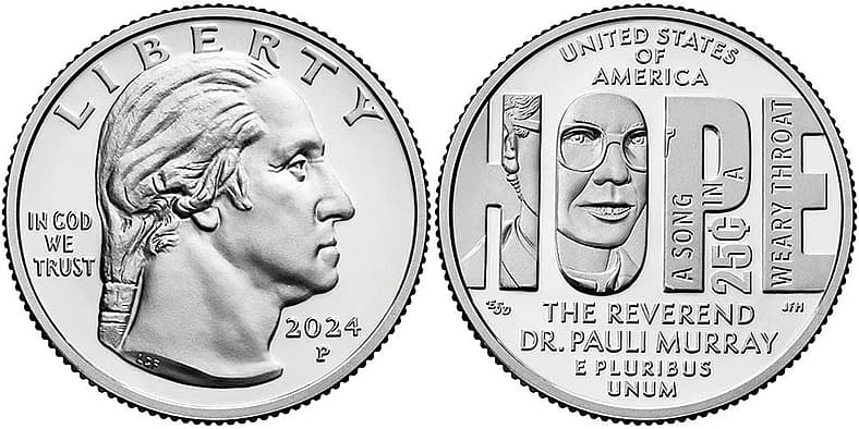 rev. dr. pauli murray quarter
