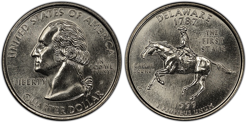 1999 Delaware Experimental Quarter