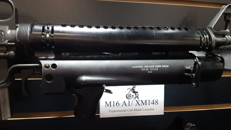 XM148 Under-Barrel Grenade Launcher