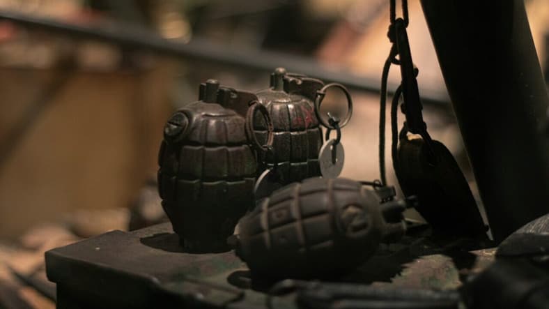 grenades in case