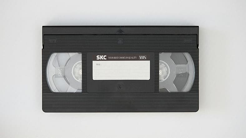 blank vhs tape