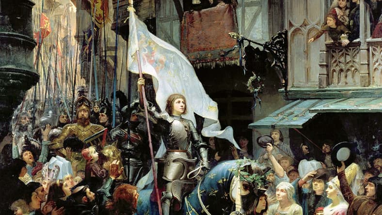 Women Who Led Armies Joan of Arc Enters Orléans by Jean-Jacques Scherrer