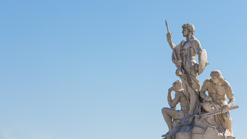roman statue / famous people from ancient rome