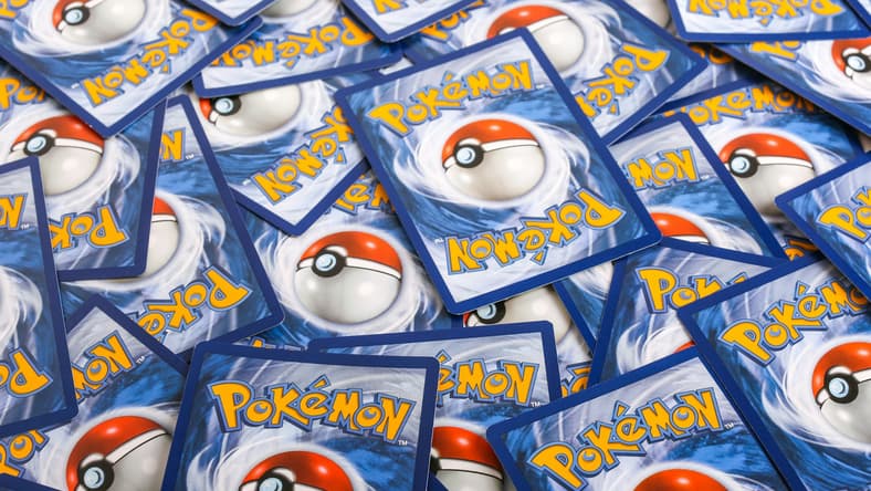 backs of Pokémon cards / rare Pokémon cards