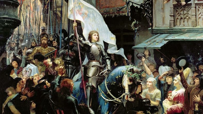 Women Who Led Armies Joan of Arc Enters Orléans by Jean-Jacques Scherrer
