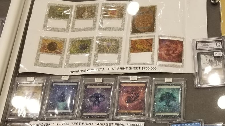 swarovski magic the gathering cards