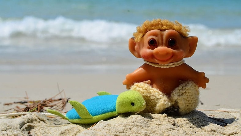 vintage troll dolls from the 90s