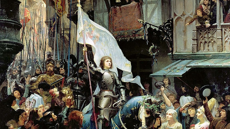 Women Who Led Armies Joan of Arc Enters Orléans by Jean-Jacques Scherrer