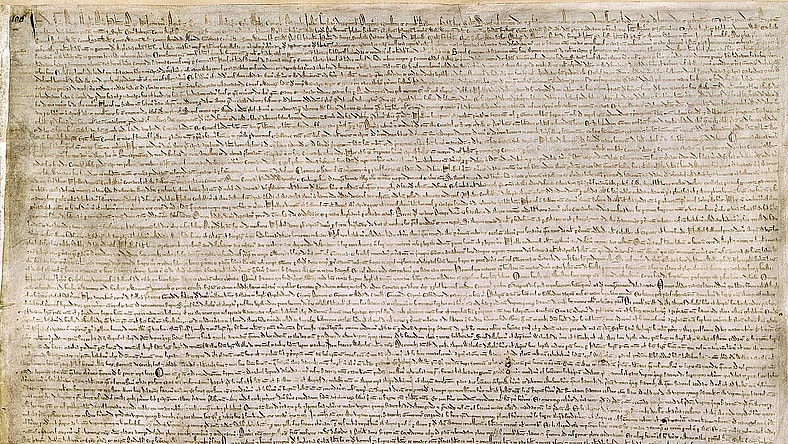 magna carta / famous historical documents