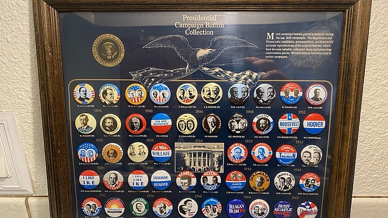 presidential campaign buttons