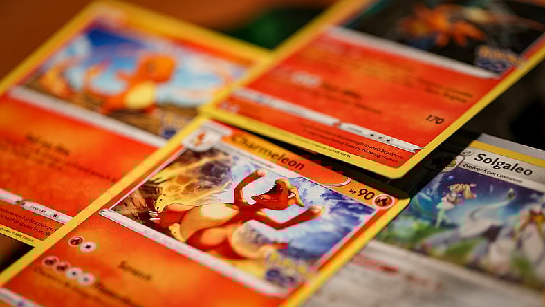 orange pokemon cards / trading card market