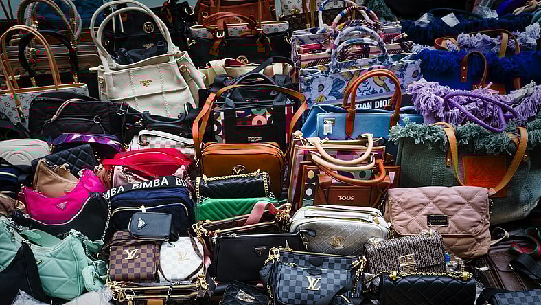 purses and handbags / most counterfeited products
