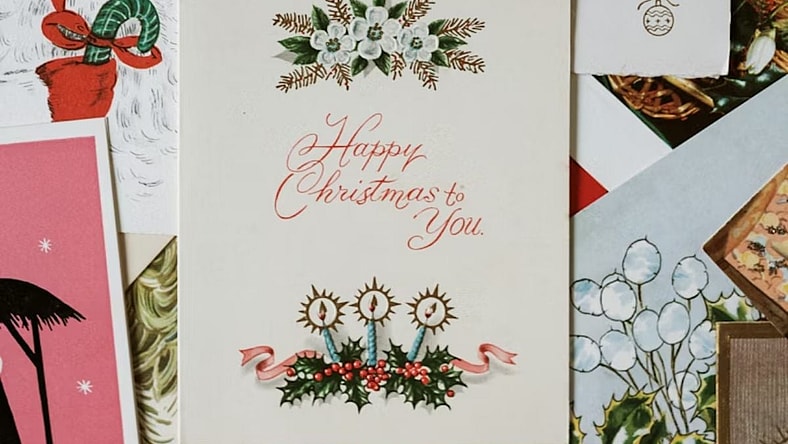 Stunning Vintage Christmas Cards Unsplash