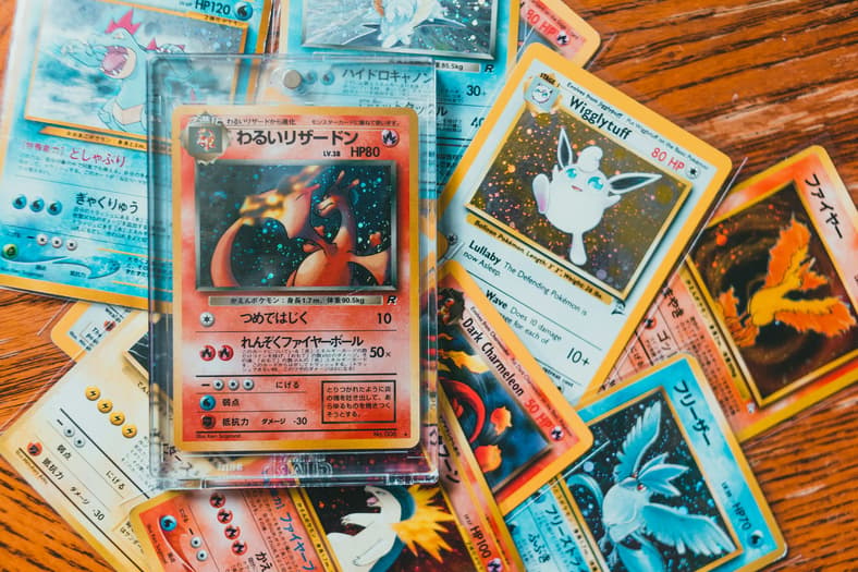 japanese and english pokemon cards