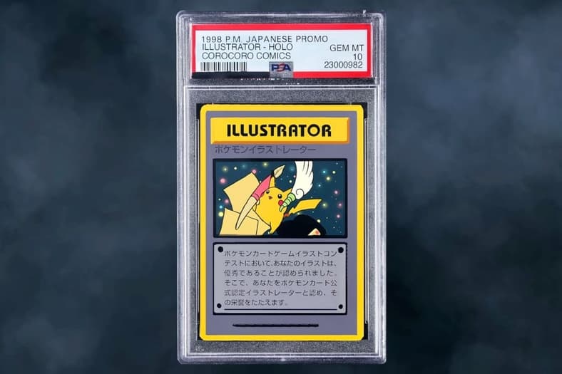 Logan Paul's Pokemon card up for sale.