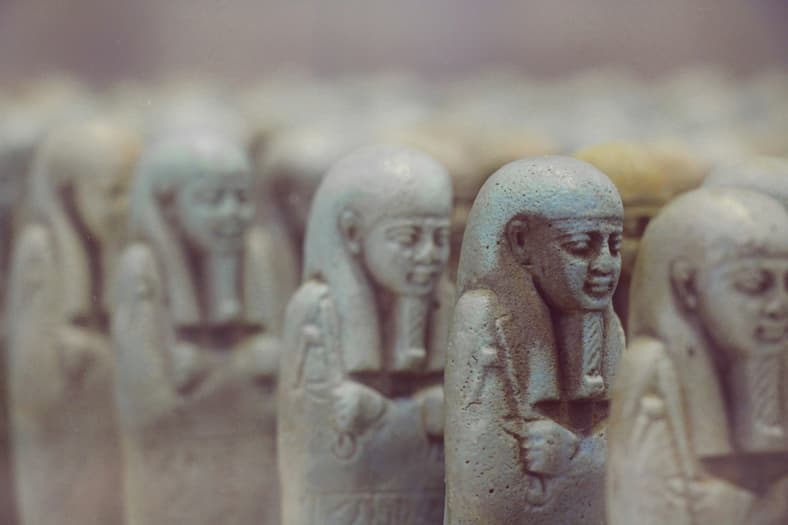 statues of sarcophagus