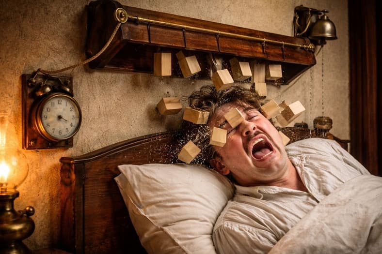 Artist impression of the wake-up machine patent.