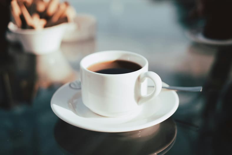 cup of coffee on saucer