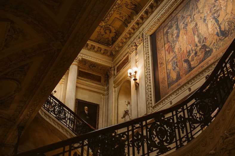 inside of mansion