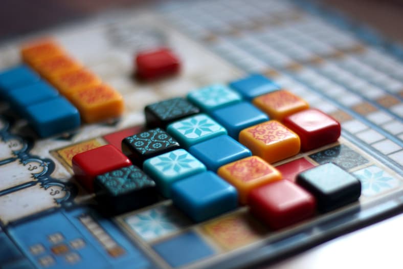 tiles on game board