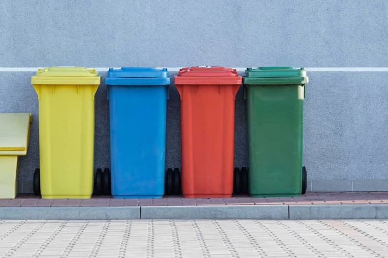 Trash bins
