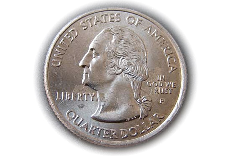 2005 P Kansas "In God We Rust" Quarter