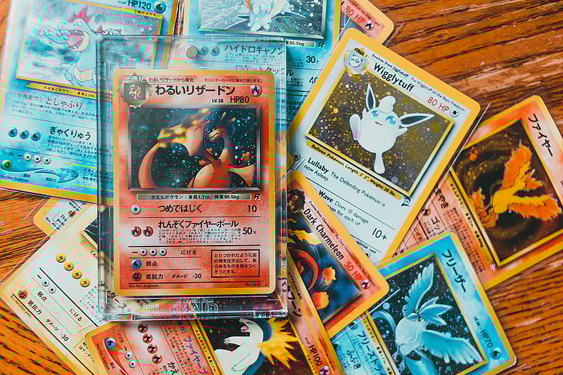 japanese and english pokemon cards