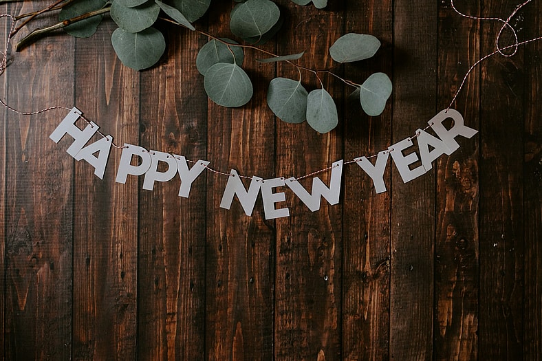 happy new year sign
