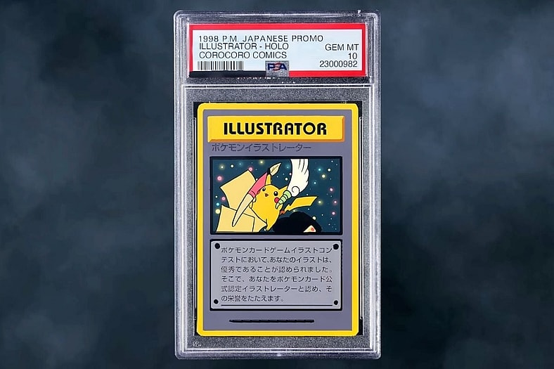 Logan Paul's Pokemon card up for sale.