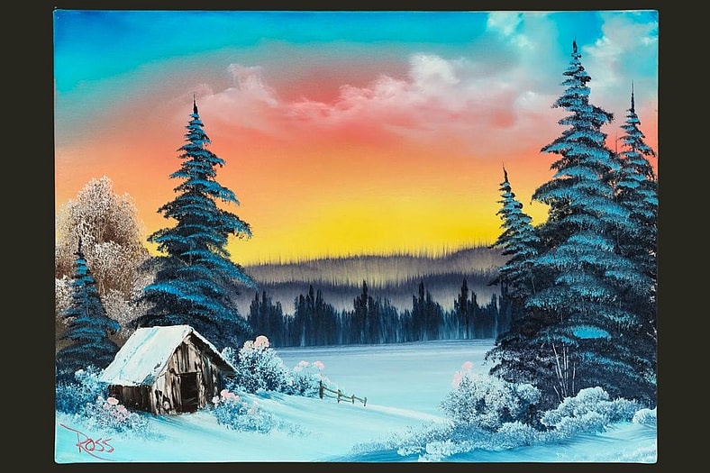 Winter's Peace by Bob Ross